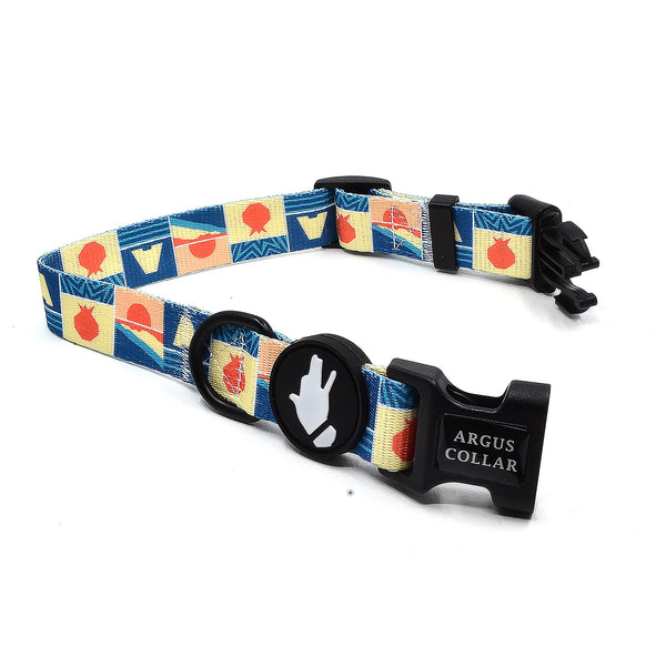 "The Pomegranate Dog Collar" - ArgusCollar
